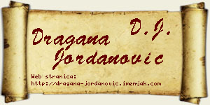 Dragana Jordanović vizit kartica